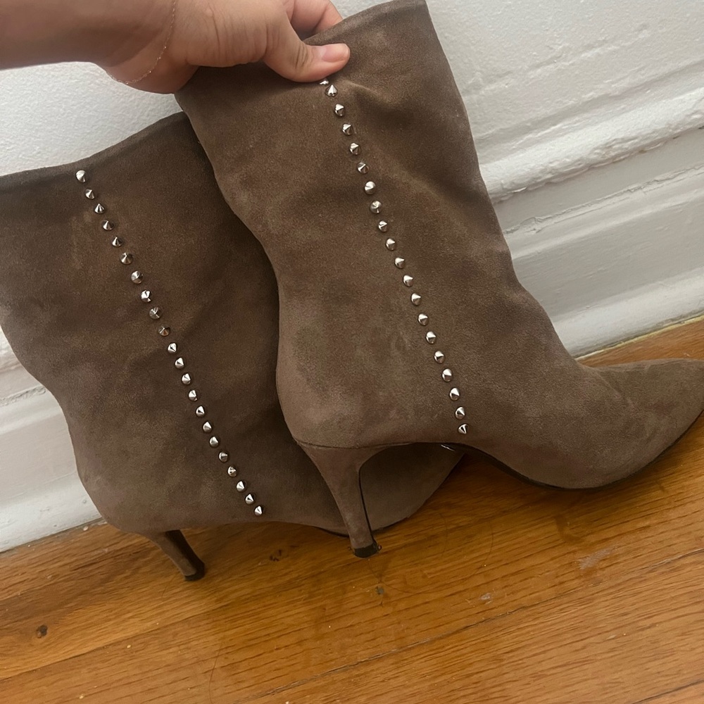 Zara kitten heel boots